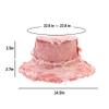 Frayed Bucket Hat Unisex Trendy Washed Denim Bucket Cap Distressed Jean Fisherman Cap Travel Floppy Boonie Sun Hats view 4