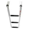 3 Step Telescoping Boat Ladder Stainless Marine Ladder Telescoping Drop Ladder with Non-slip Step,600 Pound Capacity,for Lake,Marine Boarding,Pool view 1
