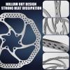 BUCKLOS 160mm MTB Disc Brake Rotor with 6 Bolts and 2 Pair Resin Bike Disc Brake Pads Compatible with Shimano Deore XT XTR LX SLX Hone Alfine Saint Disc Brake view 3