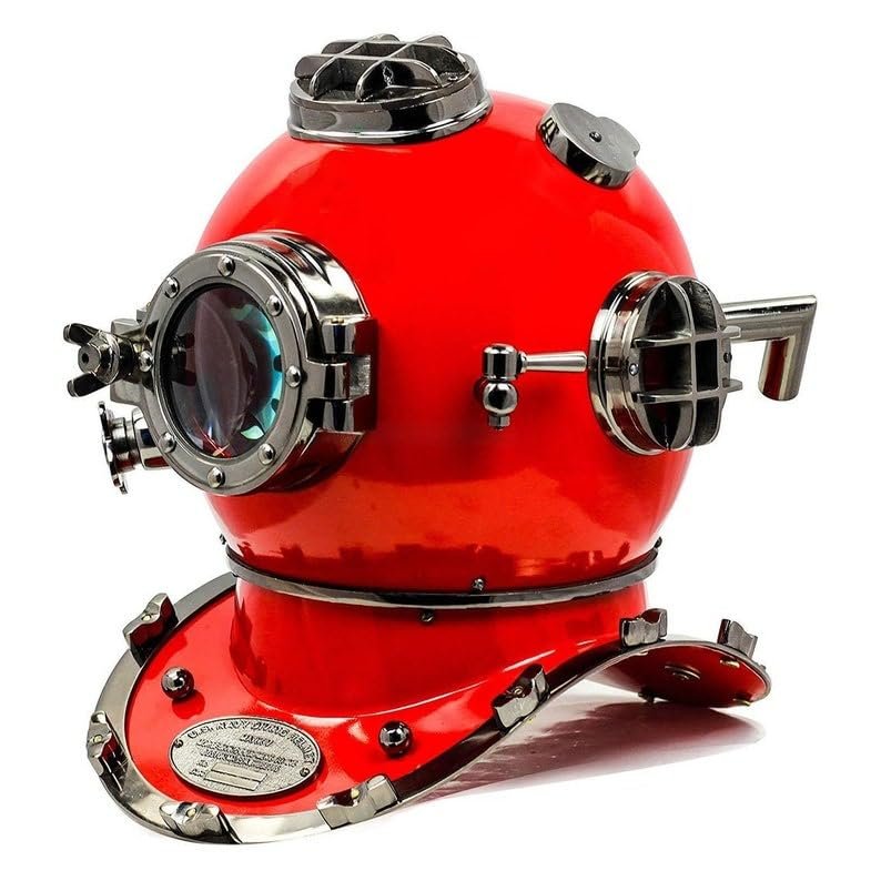 Diving Helmet - US Navy Mark V Divers Helmet - Deep Sea Scuba Marine Morse Diving Helmet - Nautical Diving Helmet Vintage Marine Helmet