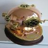 Copper Brass Diving Helmet, U.S navy mark V divers helmet, Marine Deep Sea Scuba Divers Dive Helmet Replica best nautical gift for him view 1
