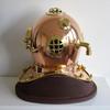 Copper Brass Diving Helmet, U.S navy mark V divers helmet, Marine Deep Sea Scuba Divers Dive Helmet Replica best nautical gift for him view 3