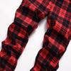 NOVOCCT Plaid Pants for Men - Skinny Mens Dress Pants - Stretch Slim Fit Business Casual Dress Chinos for Men (Black Red Plaid - T2, 44) view 4