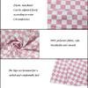 Fodyle Women's Tennis Skirt Pleated high Waist Short Lined Shorts Pockets Checkerboard Pickleball Running Fitness X-Large view 4