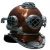 Vintage Marine Diving Dive Helmet - US Navy Mark V Diving Helmet - Deep Sea Scuba Diving Divers Helmet - Nautical Scuba Diving Helmet view 1
