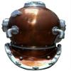 Vintage Marine Diving Dive Helmet - US Navy Mark V Diving Helmet - Deep Sea Scuba Diving Divers Helmet - Nautical Scuba Diving Helmet view 2