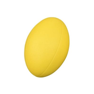 Coated Foam Rugby Ball Yellow