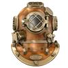 Copper and Brass Heavy Diving Helmet - US Navy Mark V Divers Helmet - Deep Sea Replica Diving Helmet Vintage Marine Diving Helmet view 2