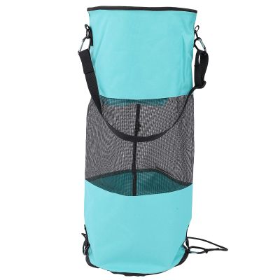 KJAOYU Mesh Trash Bag for Boats - Easy to Use, Washable, and Garbage Storage for Outdoor Enthusiasts and Boat Owners (Blue)