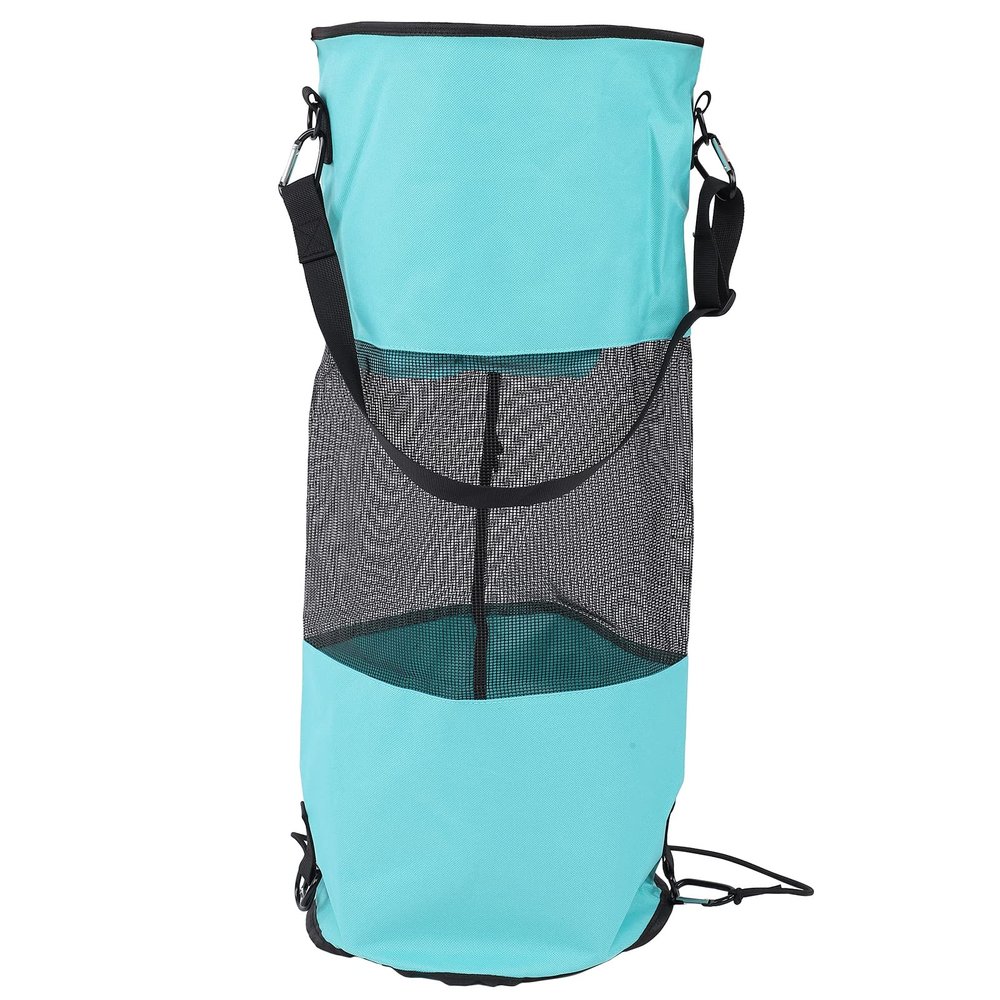 KJAOYU Mesh Trash Bag for Boats - Easy to Use, Washable, and Garbage Storage for Outdoor Enthusiasts and Boat Owners (Blue)