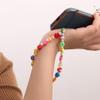 ljhnba Colorful Beads Phone Lanyard Phone Strap Phone Jewelry Acrylic Fashion Phone Accessories for Women Girls Phones view 2