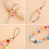 ljhnba Colorful Beads Phone Lanyard Phone Strap Phone Jewelry Acrylic Fashion Phone Accessories for Women Girls Phones view 4