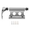 flexman Bike Block Fork Mount, Cycle Front Wheel Bracket Aluminum Alloy Cycle Front Fork Fixing Clip with Screw for Vehicles Truck Pickup Trailer (Deep Titanium) view 1