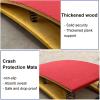 ENWINDXS Gymnastics Vault Springboard for Kids, Hard Wood Springboard for Arts Gymnastics Vault Training, Heavy Duty Spring Board with Non-Slip Carpet & Jump Pad, Load - 80kg view 4