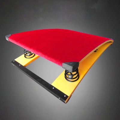 Gymnastics Assistance Vault Springboard Gymnastics Springboard for Home, Large Spring Boards for Adults Gymnast, 4/6/9 Springs Vault Equipment for Playroom, Practice Obstacle Courses(Red,120x60cm - 4