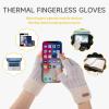 Bodvera Fingerless Gloves for Women Winter Half Finger Gloves Knitted Fingerless Mittens for Typing Driving view 3
