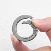 Uitndvyte Titaniums Carabiner Keychains Clip Small Carabiner Clip Quick Releases Spring Keyring AntiLost Quick Releases Key Rings view 4
