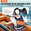 VEVOR Life Vest for Watersports (PFD), Life Jacket with Waterproof Nylon & 85N Buoyancy, Life Vest/Jacket for Any Water Activity-Fishing, Kayaking, Surfing and More, Men and Women M view 2