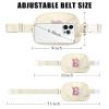 Amgkonp Birthday Gifts for 3 4 5 6 7 8 9 10 11 12 13 Year Old Girls Teens Kids,Initial Fanny Packs for Girls,Personalized Belt Bag for Daughter Sister,Cute Fashion Stuff,Monogrammed Gifts B view 2