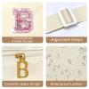 Amgkonp Birthday Gifts for 3 4 5 6 7 8 9 10 11 12 13 Year Old Girls Teens Kids,Initial Fanny Packs for Girls,Personalized Belt Bag for Daughter Sister,Cute Fashion Stuff,Monogrammed Gifts B view 3