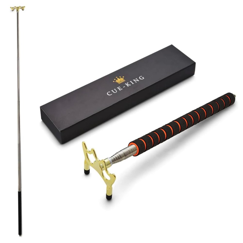 Cue-King Telescopic Bridge Stick, Pool Table Accessories, Billiards, Pool Bridge, Billiard Accessories, Pool Cue Bridge, Pool Bridge Stick, Accesorior De Billar, Pool Cue Bridge Stick