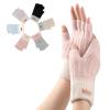 Bodvera Fingerless Gloves for Women Winter Half Finger Gloves Knitted Fingerless Mittens for Typing Driving
