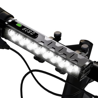 4800 Lumen Bike Lights, 4 Modes Bike Light for Night Riding, Rechargeable Bike Headlight, Waterproof Bicycle Light with High Beam and Low Beam, for Adult Kid Mountain Off-Road Cycling Commuting