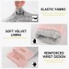 Bodvera Fingerless Gloves for Women Winter Half Finger Gloves Knitted Fingerless Mittens for Typing Driving view 2
