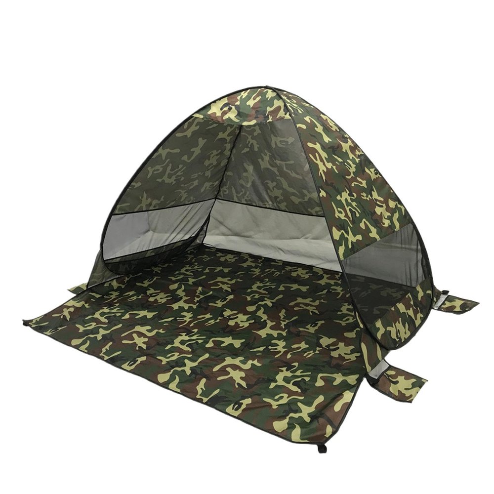 Camping Tent, Portable pop-up Tent, Automatic 2-3 Man Person Instant Tent, Dome Tent & Shelters with Extended Floor Mat Porch, UV50+, Wind, and rain Protection for Car Camping Garden Beach