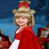 Half and Half Blonde Christmas Cindy Costume Wig Set Blonde Double Braids Wig with Bangs for Costumes Halloween view 2
