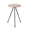 Uitndvyte Folding Round Table Telescopic Outdoor Table Three-legged Dining Table Aluminum Alloy Table for Hiking Camping view 1