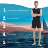 3MM Men Wetsuits Front Zip Wetsuit Top Sleeveless Diving Vest for Diving Surfing Snorkeling Kayaking Water Sports(Black_Medium) view 3