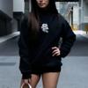 Embroidered Dragon Sweatshirt,Spirited Dragon Hoodie,Anime Inspired,Anime Design Sweashirt,Unisex Pink view 4