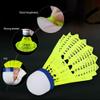 flexman 6Pcs Nylon Feather Shuttlecock, Shuttlecock Indoor Outdoor Sports for Recreation, Training, Competition Club Match Family Play view 2
