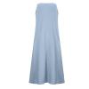 Summer Dresses for Women 2024 Linen Sleeveless Dress Baggy Flowy Maxi Dresses Plus Size Loose Sundress with Pockets view 2