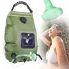 Solar Portable Shower for Camping 5 Gallon/20L - Solar Powered Camp Shower Bag with Switchable Shower Head and Detachable Hose for Camping, Backpacking, RV Travel view 1