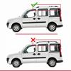 acpar Compatible with Fiat Doblo 2000-2009 Car Roof Rack Cross Bar Fly Model Grey view 3