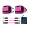Ankle Resistance Bands with Cuffs Ankle Bands Glute Exercise Bands Glutes Workout Equipment with Adjustable Ankle Strap view 2