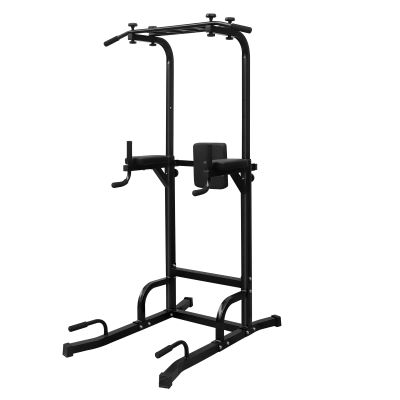 Squat Rack Multi-Functional Power Cage with LAT Pulldown Pulley System, 1400 lb Capacity Power Rack for Home and Garage Gyms (Black3)