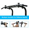 Squat Rack Multi-Functional Power Cage with LAT Pulldown Pulley System, 1400 lb Capacity Power Rack for Home and Garage Gyms (Black3) view 4