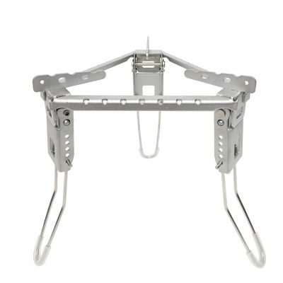 Camping Stainless Steel Barbecue Stove Rack Outdoor Camping Folding Bracket Portable Travel Barbecue Pot Holder