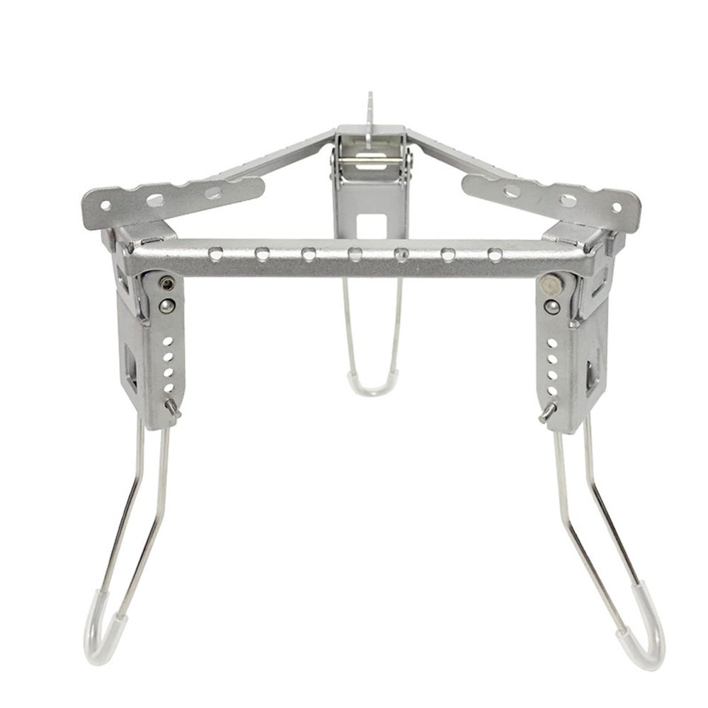 Camping Stainless Steel Barbecue Stove Rack Outdoor Camping Folding Bracket Portable Travel Barbecue Pot Holder