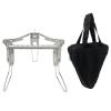 Camping Stainless Steel Barbecue Stove Rack Outdoor Camping Folding Bracket Portable Travel Barbecue Pot Holder view 3