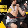 Squat Rack Multi-Functional Power Cage with LAT Pulldown Pulley System, 1400 lb Capacity Power Rack for Home and Garage Gyms (Black+Red1) view 2
