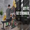 Squat Rack Multi-Functional Power Cage with LAT Pulldown Pulley System, 1400 lb Capacity Power Rack for Home and Garage Gyms (Red1) view 2