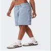 Bermuda Jean Shorts for Women Y2k Straight Leg Keen Length Baggy Long Jorts Summer Carpenter Denim Shorts(Trendy Blue,Small) view 2