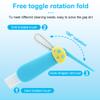 3 in 1 Multifunctional Lid Gap Cleaning Brush Set - Cup, Bottle, Sport Water Bottle (Pink, Yellow, Blue) view 3