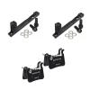 BUCKLOS PM Front Rear 180mm Black Disc Brake Caliper Mount Adapter and 2 Pair Resin Bike Disc Brake Pads Compatible with Shimano Deore XT XTR LX SLX Hone Alfine Saint Disc Brake view 1