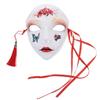 Japanese Kabuki Kitsune Masks, Masquerade Mask, Full Chinese Style Painted Mache Hanfu Cosplay Makeup Japanese view 1