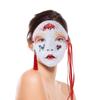 Japanese Kabuki Kitsune Masks, Masquerade Mask, Full Chinese Style Painted Mache Hanfu Cosplay Makeup Japanese view 2
